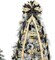 Christmas Tree Topper Bow, 53x13 Inches Large Christmas Bow with Glitter Streamer, Decorative Ribbon Bows for Xmas Tree Wreath Door Festival Home Decor(Black & Gold)